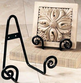 Decorative Scroll Rack / Black / 3.75 Inch
