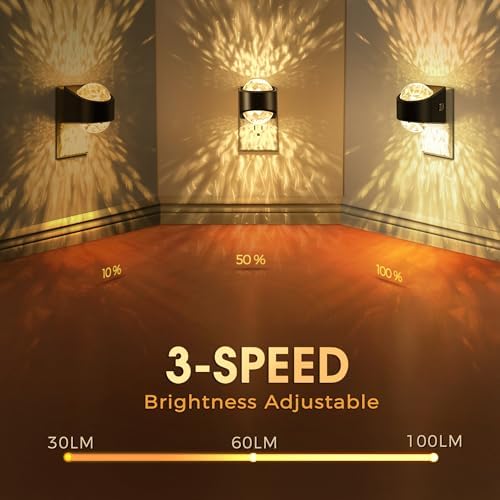 Briignite Night Light, Night Lights Plug into Wall, Projector Night Light