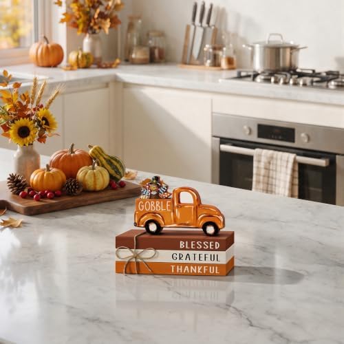 Smile Thanksgiving Wooden Block Decor