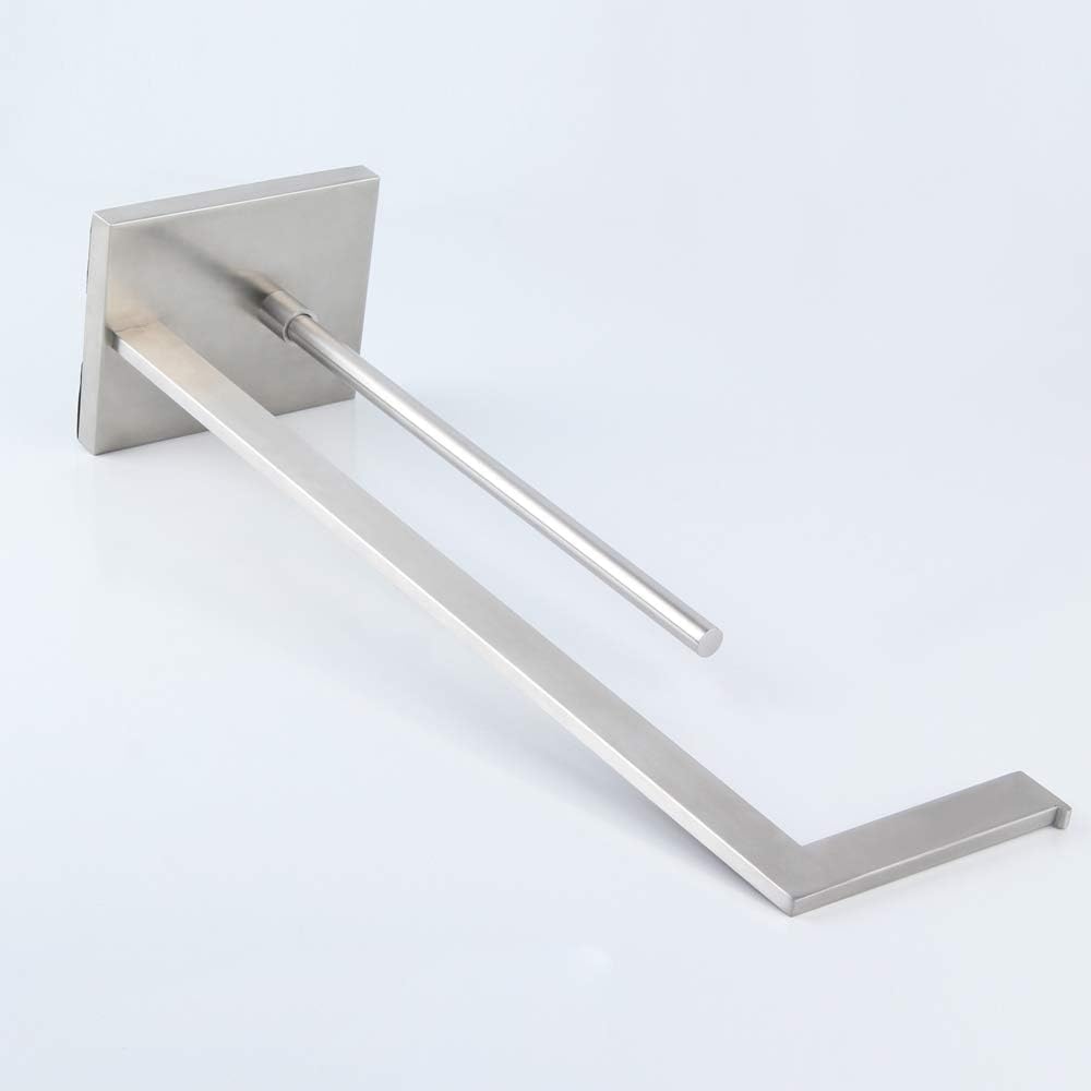 GERZWY Toilet Paper Holder Free Standing with Reserve, SUS 304 Stainless Steel Lavatory Tissue Roll Holder Floor Stand
