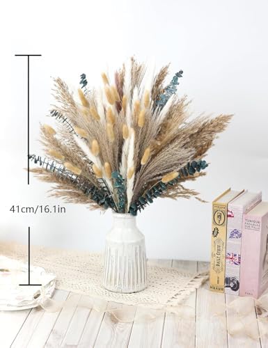 Dried Flowers / Light Brown / Set of 120