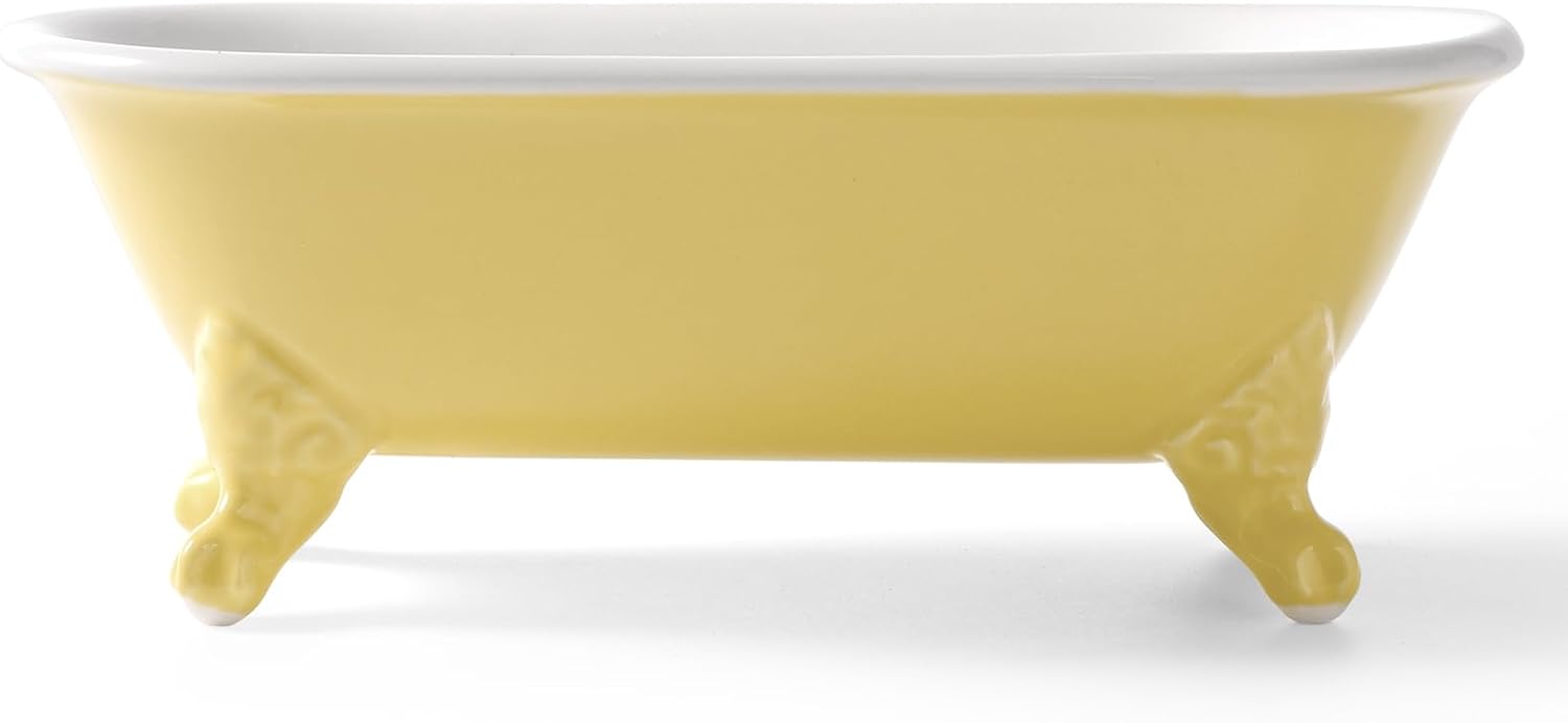 Kitchen Sponge Holder and Shower Tray / Yellow