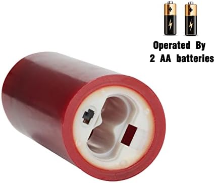 Vinkor Flameless Candles (Burgundy Set of 9)