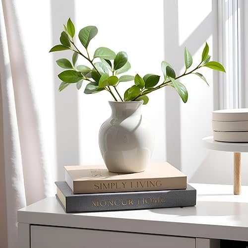 Decorative Books / Linen Storage Box / Apricot & Dark Gray / Set of 2