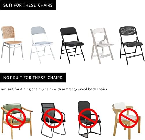HAINARverS Stretch Spandex Folding Chair Covers 30PCS Navy Blue