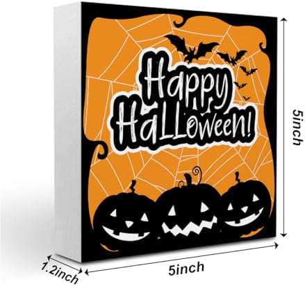 Cute Halloween Decor Decorations Indoor Happy Halloween Sign