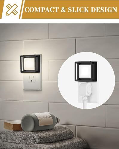 DORESshop Night Light [2 Pack],LED Night Light with Dusk to Dawn Sensor