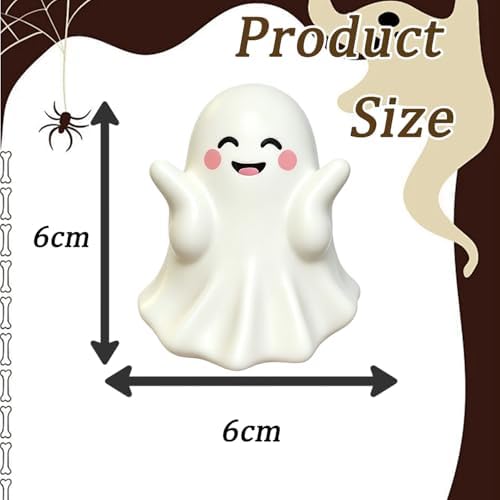 Halloween Ghost Figurine Cute Ghost Resin Statues 1Pcs