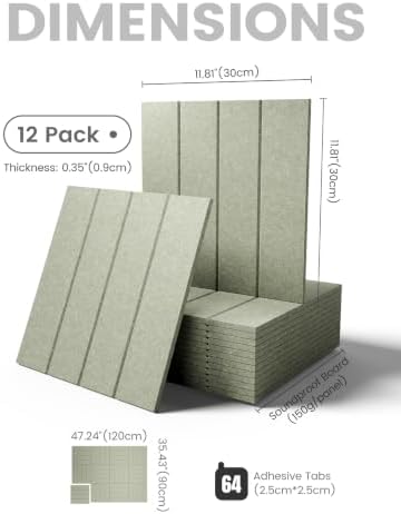 Fluxynara Felt Bulletin Board & Cork Board Alternative, Sage