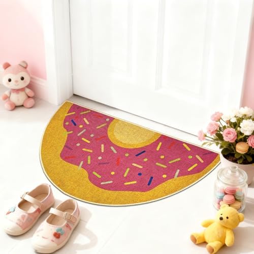 Donut Welcome Mat Entrance Cute Donut Rug Bakery Door Mat Entryway Doormat