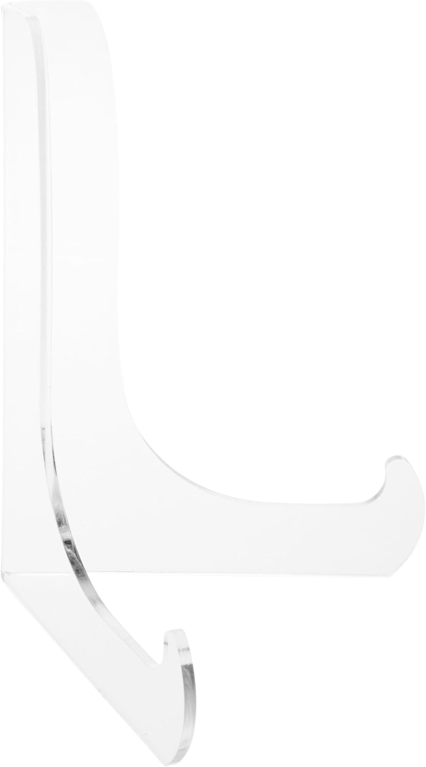 Acrylic 60-Degree Angle Easel / 6 x 4.5 x 3.5 / Clear