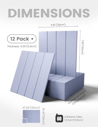 Fluxynara 48" x 36" Large Felt Bulletin Board, Soft Periwinkle