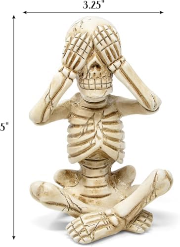 Gift Boutique Halloween Skeleton Figurines Set of 3 Gothic Decoration