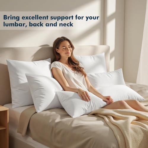 MIULEE 14x36 Inch Throw Pillow Insert, Decorative Pillows for Couch Bed