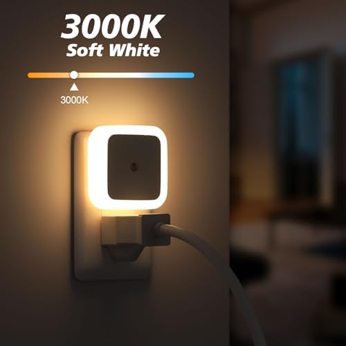 Sujeet Night Light, Night Lights Plug into Wall 8-Pack, Nightlight Plug in Night Light, Dusk to Dawn Night Lamp Led