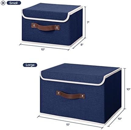 Storage Bin / Lid Storage Boxes / Small / Blue
