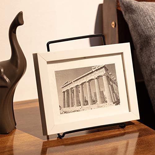 Plate Stand Easel Picture Frame Stand Adjustable Foldable Tablet Iron Display / Black / Set of 3