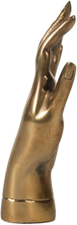 Decorative Brass Ring Holder Sculpture