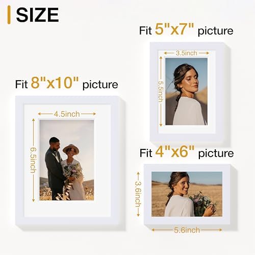 Vittanly 15 Pack Picture Frames Collage Wall Decor, Wall/Tabletop Display
