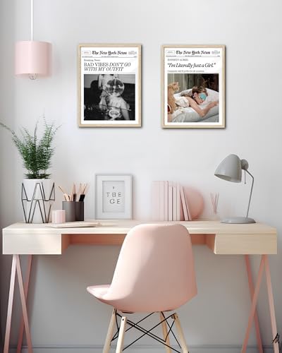 EcoHest 8x10 in Audrey Hepburn I'm Literally Just a Girl Framed Wall Art