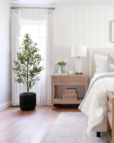 5FT Artificial Olive Tree Indoor Tall Faux with Planter