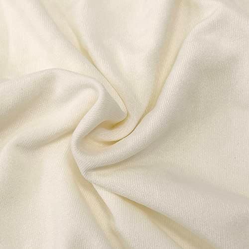 HAINARverS Stretch Spandex Folding Chair Covers 30PCS Ivory