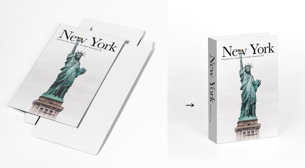 Faux Decorative Books / 3-mix-milannewyorklondon / Set of 3