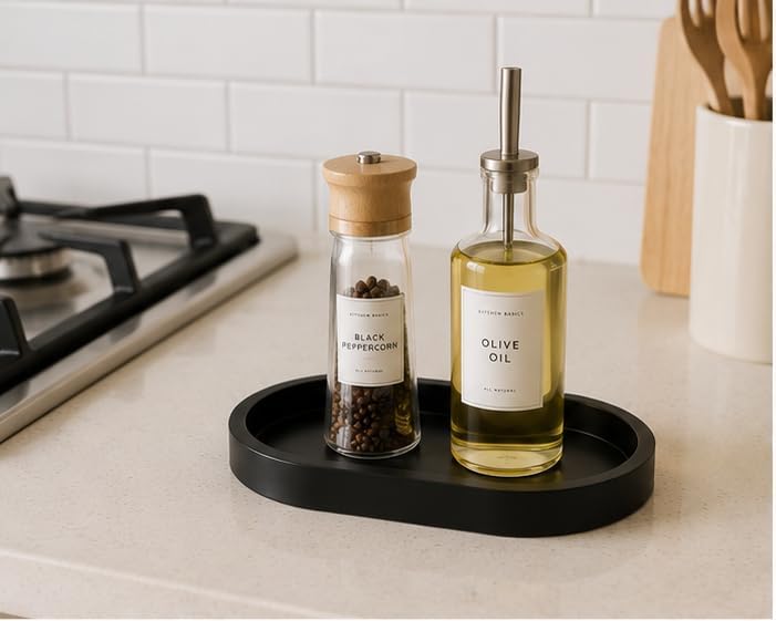 Soap Tray / Vanity Tray / 10.1 x 5 x 1 / Black