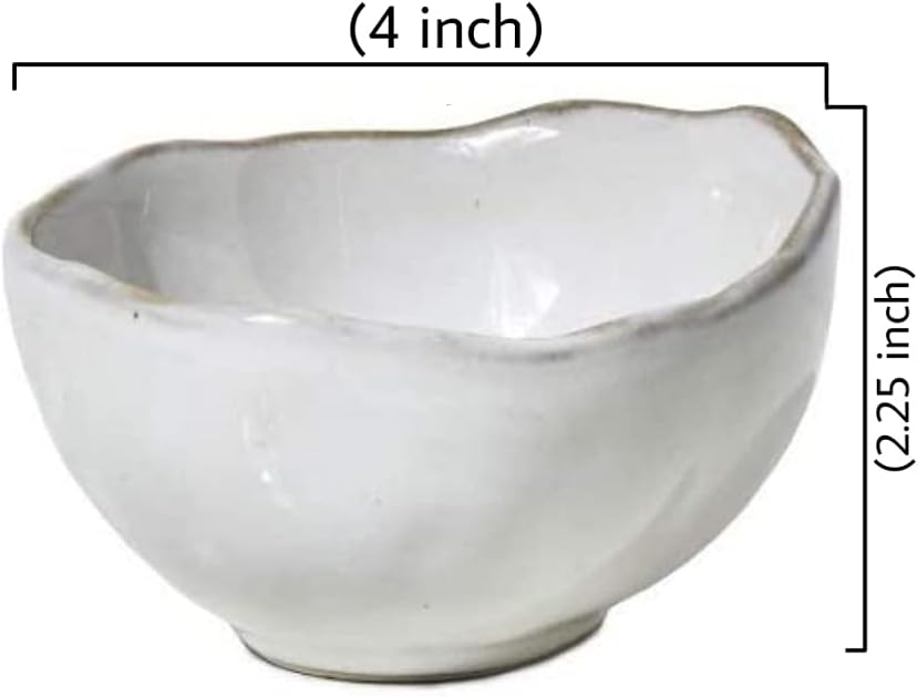 Centerpiece for Vintage Weddings / 4" Bowl / Set of 4