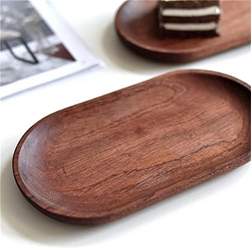 Oval Wood Dessert Cup Tray / Natural / Set of 2