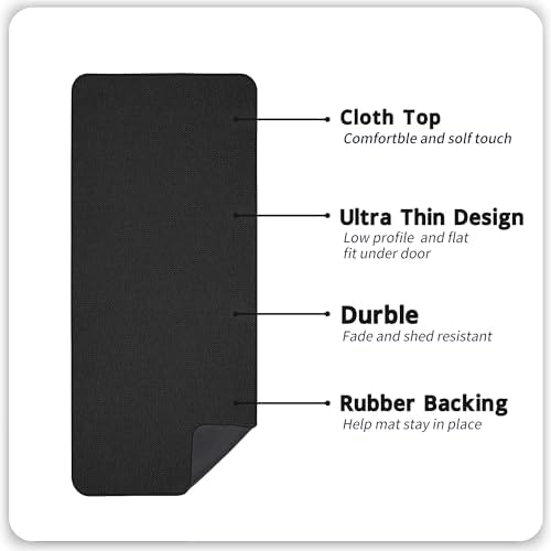 Bosap Bath Mat,Ultra Thin Bathroom Runner Rugs,Large Bath Mats for Bathroom,Quick Dry,Non-Slip,Machine Washable,Low
