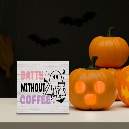 Halloween Ghost Coffee Sign Halloween Decor