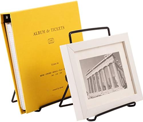Plate Stand Easel Picture Frame Stand Adjustable Foldable Tablet Iron Display / Black / Set of 3