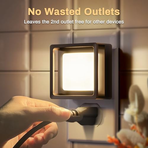 DORESshop LED Night Light,Night Lights Plug Into Wall [2 Pack],3CCT