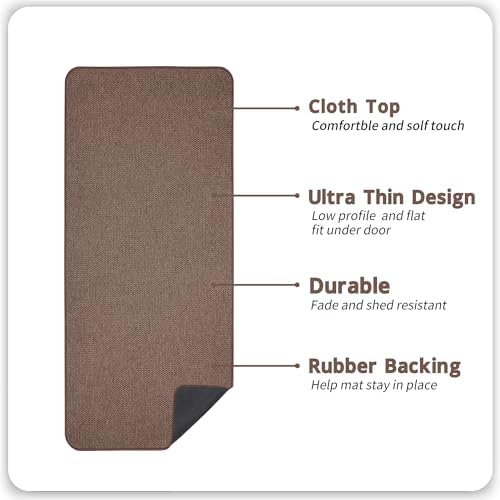 Bath Mat,Ultra Thin Bathroom Runner Rugs,Large Bath Mats for Bathroom,Quick Dry,Non-Slip,Machine Washable,Low Pile,Bath