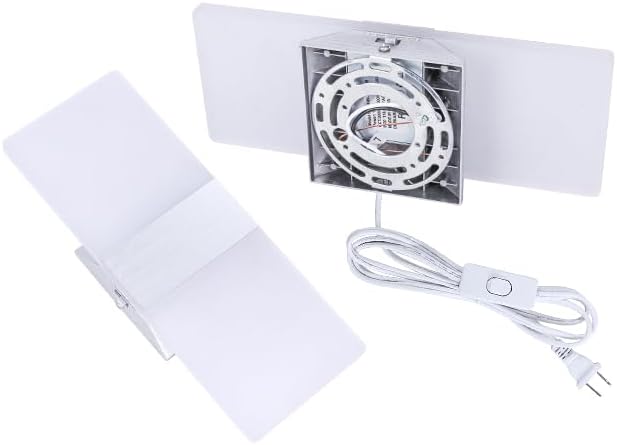 TRLIFE Wall Sconces Plug in, Adjustable 4 Color Temperature Modern LED Wall Sconce, 12W Acrylic Wall Mounted Light Set