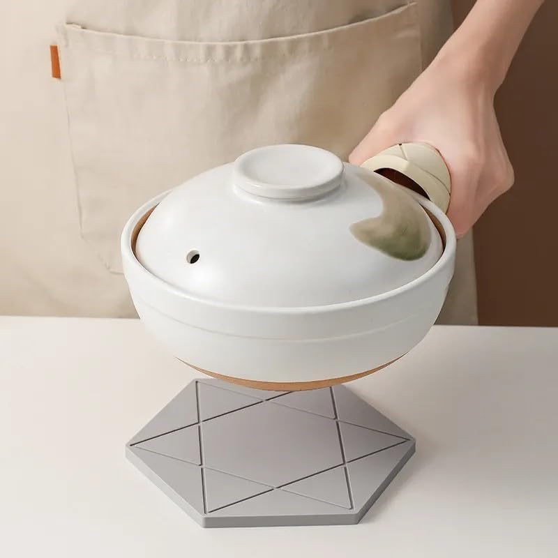 Silicone Hexagon Trivet Mats / Set of 4