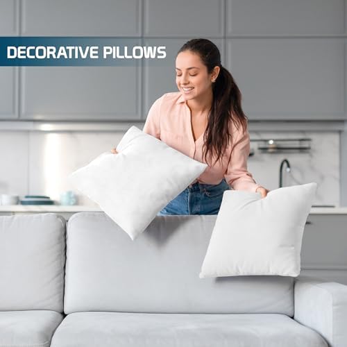 Utopia Bedding Throw Pillows, Decorative 26x26 Pillow Inserts, Set of 4