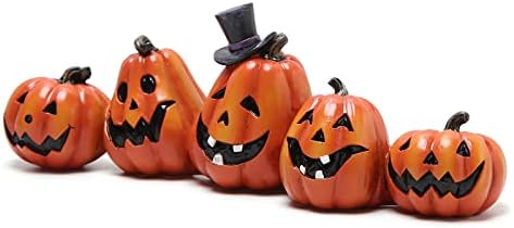 Hodao Halloween Pumpkin Decorations Indoor Jack O Lantern Tabletop Decor