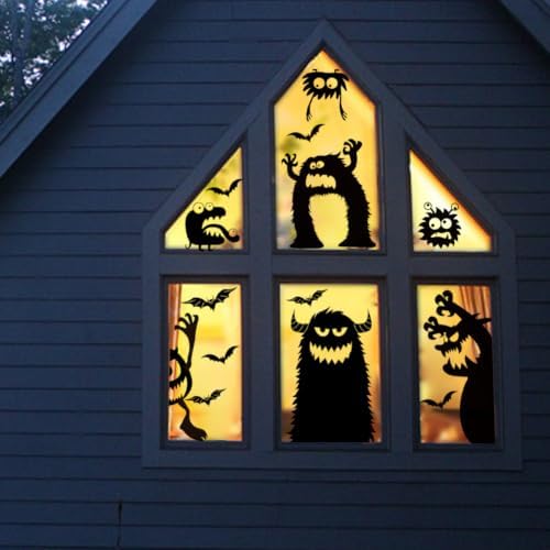 Halloween Window Clings for Glass Windows Halloween Window Decorations