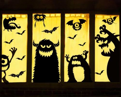 Halloween Window Clings for Glass Windows Halloween Window Decorations