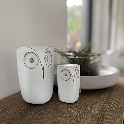 Small Resin Figurines / White / 4 Inch / Set of 2
