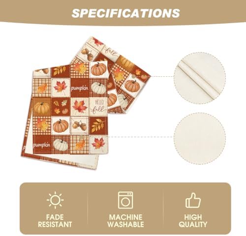Artoid Mode 210 GSM Fall Table Runner Home Party Decor 13x120 Inch