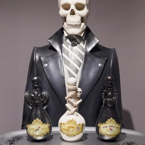 Cynkeyee Halloween Potion Bottles Bat - Resin Spooky Home Decor