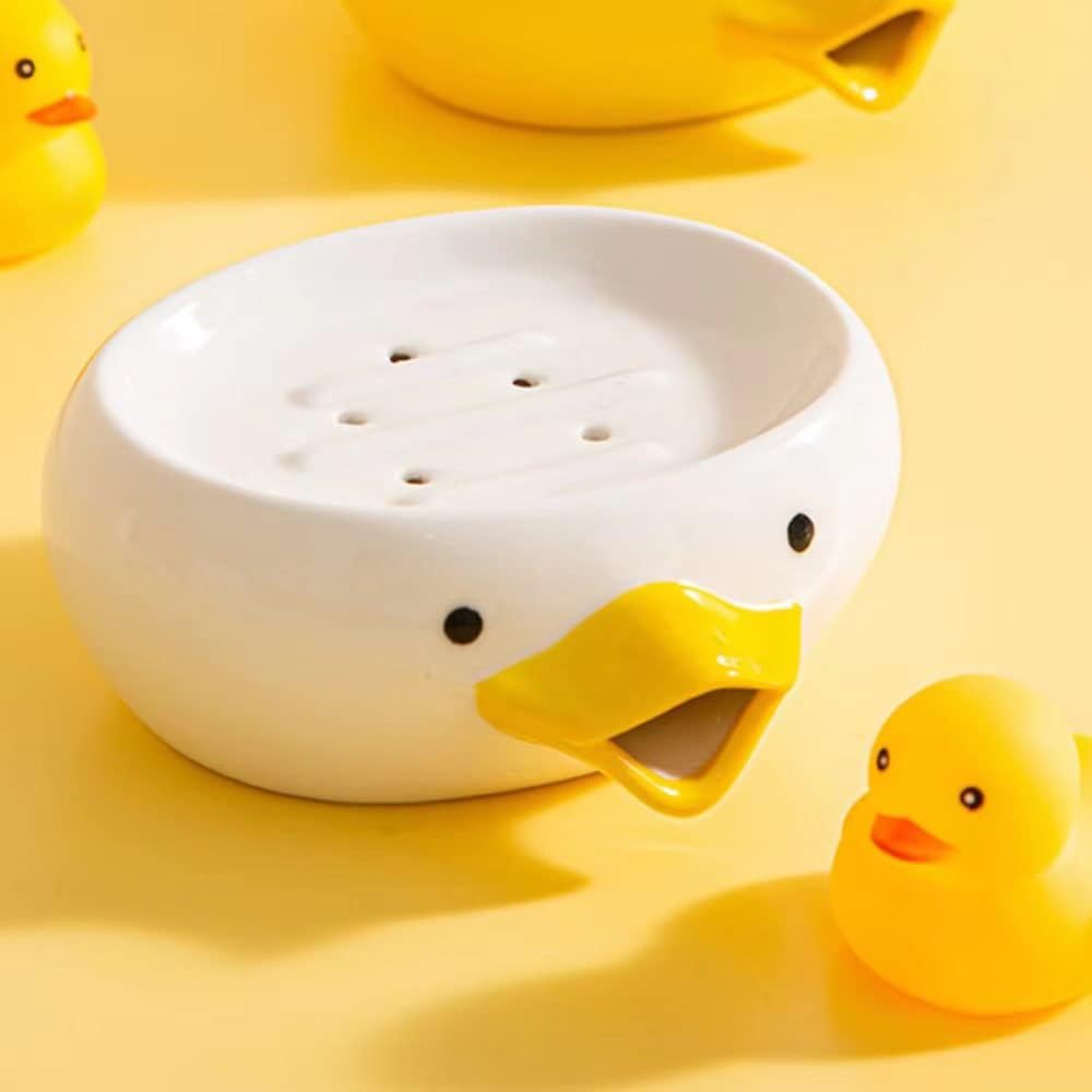 Soap Holder Ceramic Soap Dish / Duck.1