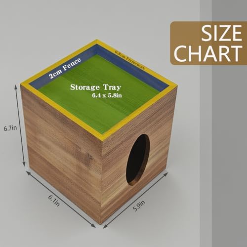 Acacia Wooden Tissue Box Cover / Acacia1