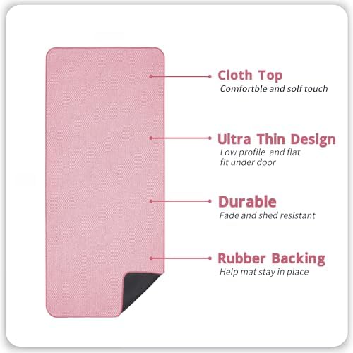 Bosap Bath Mat,Ultra Thin Bathroom Runner Rugs,Large Bath Mats for Bathroom,Quick Dry,Non-Slip,Machine Washable,Low