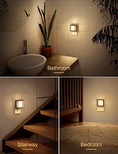 DORESshop LED Night Light,Night Lights Plug Into Wall [2 Pack],3000K