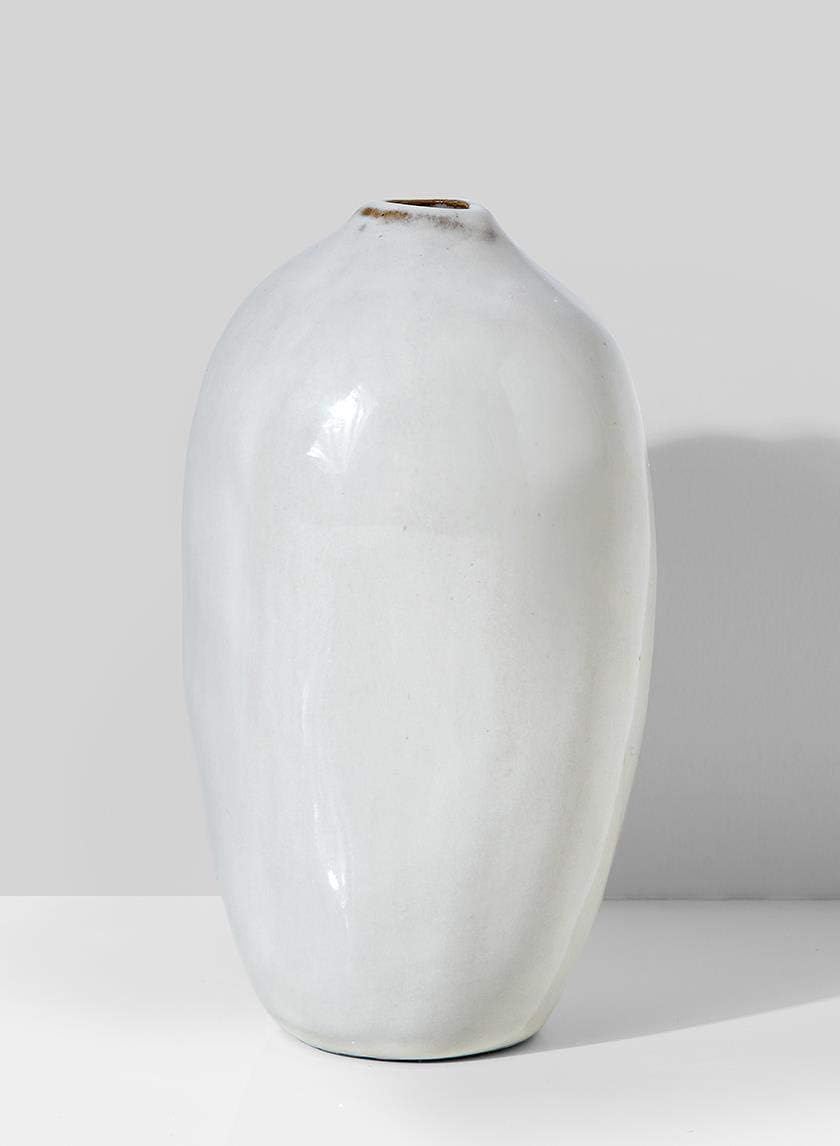 Free-Form Glazed Ceramic Bud Vase / 5.5" Glazed Bud Vase / Set of 4
