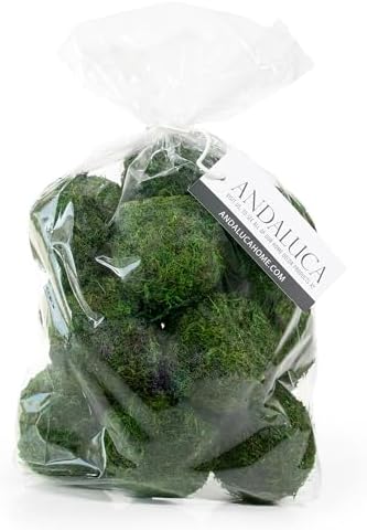 ANDALUCA Decorative Balls Orbs Bag (Pure Moss)